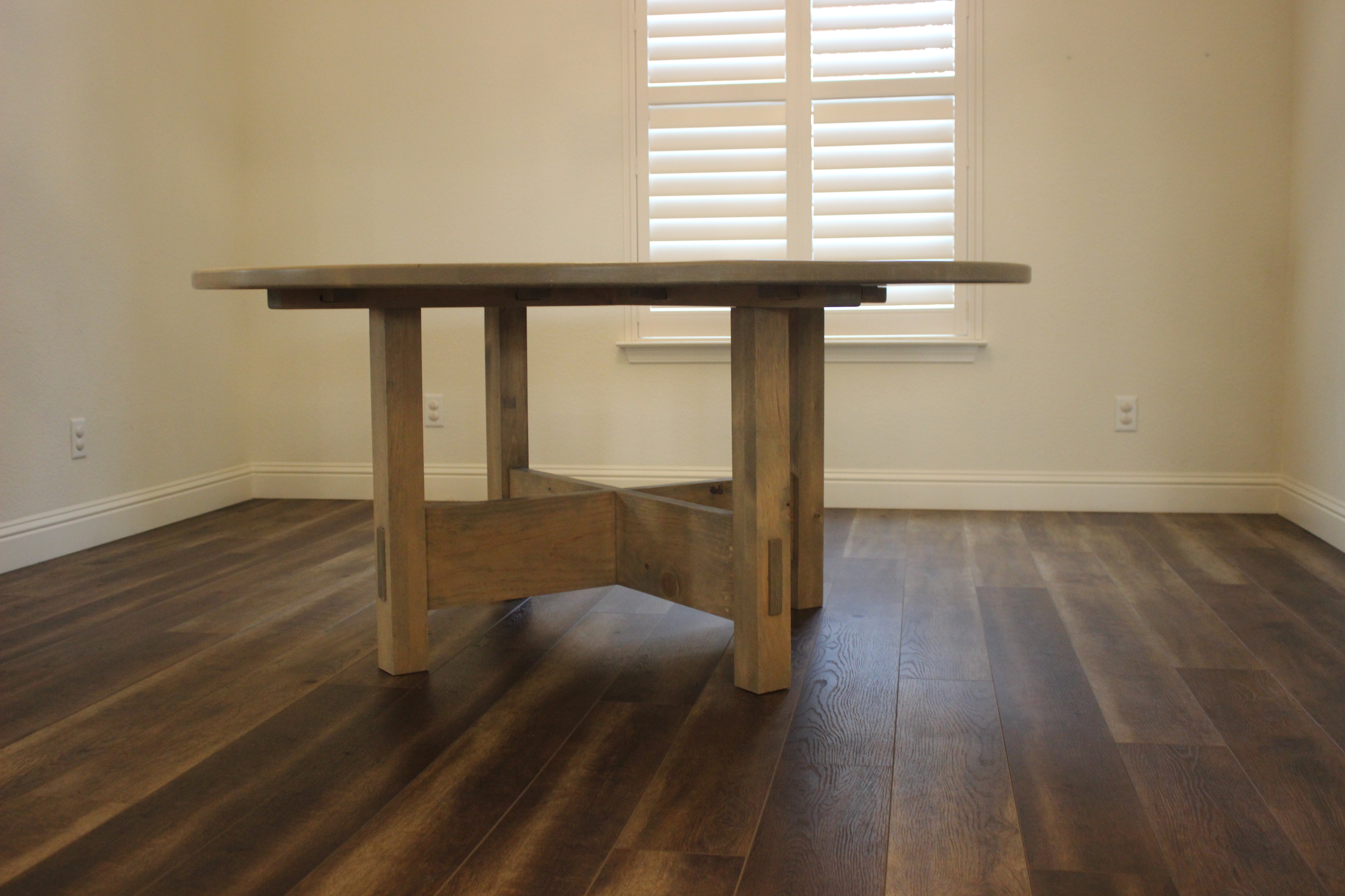 round table in empty room